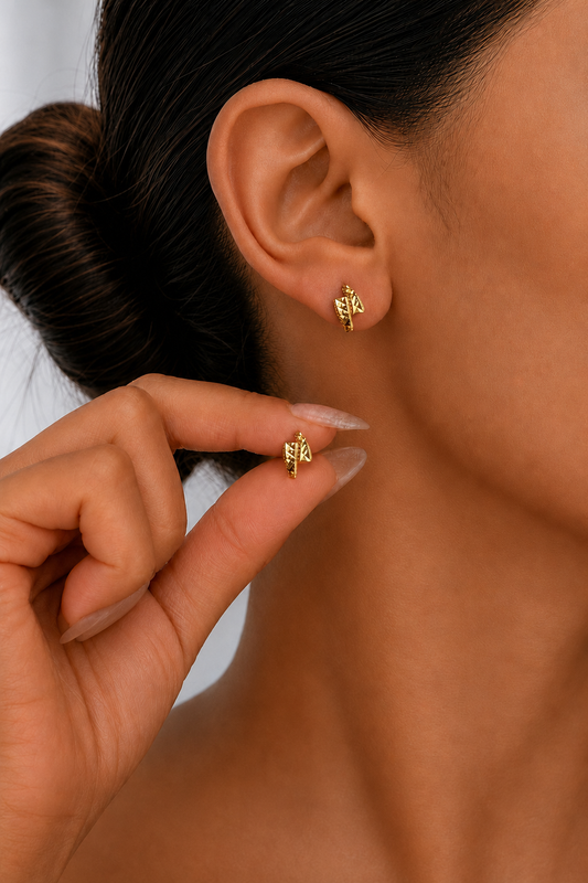 Celestia Diamond-Cut Hoops