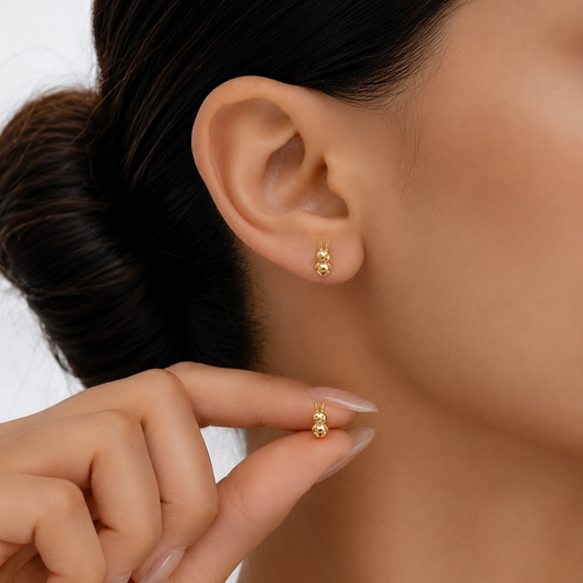 Tiny Rabbit Earrings
