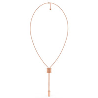 Orbit Tassel Chain Necklace Rose Gold