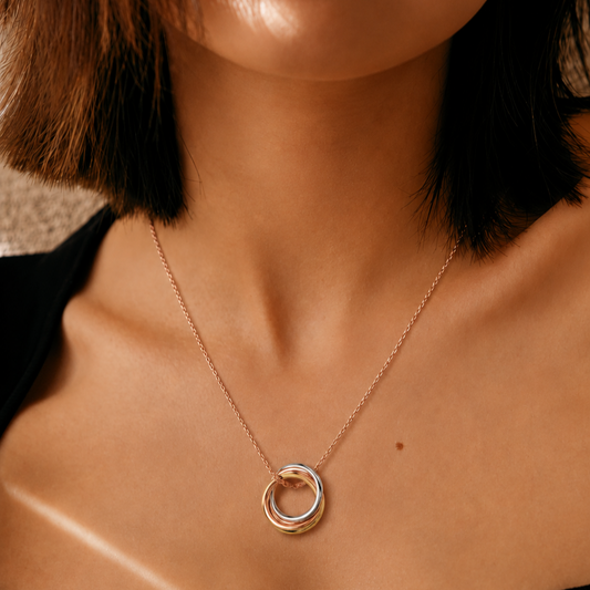 Three Seasons Chain Pendant Rose Gold