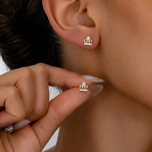 Princess Diaries Earrings Gold