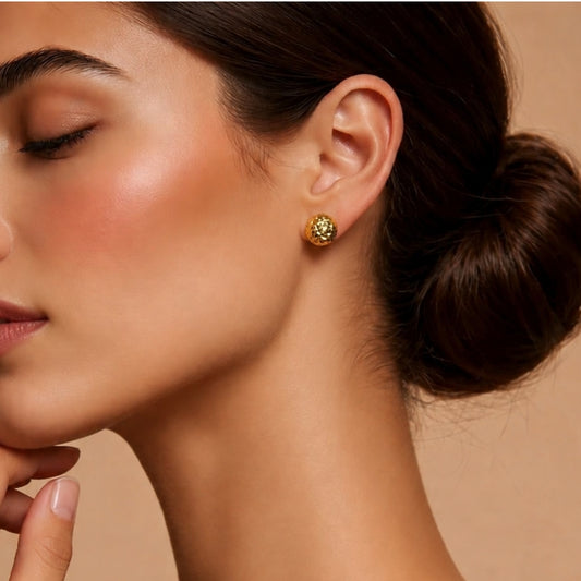 Signature Diamond-Cut Studs