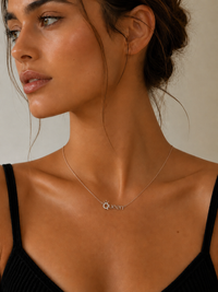The Queen Pendant & Earring Set Gold