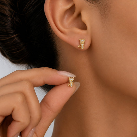 Twinkle Cat Earrings