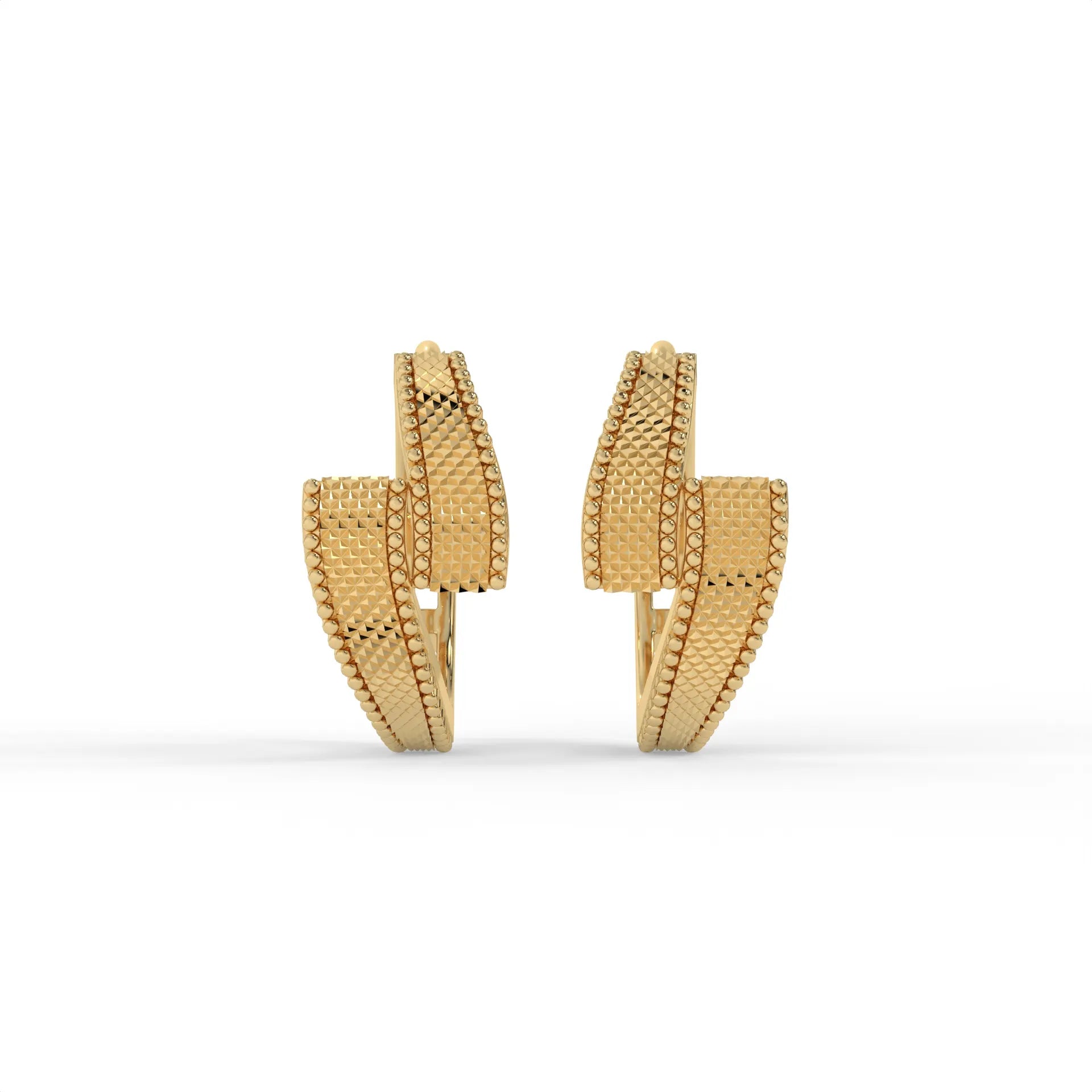 Celestia Diamond-Cut Hoops
