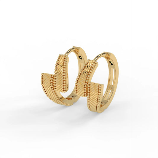 Celestia Diamond-Cut Hoops