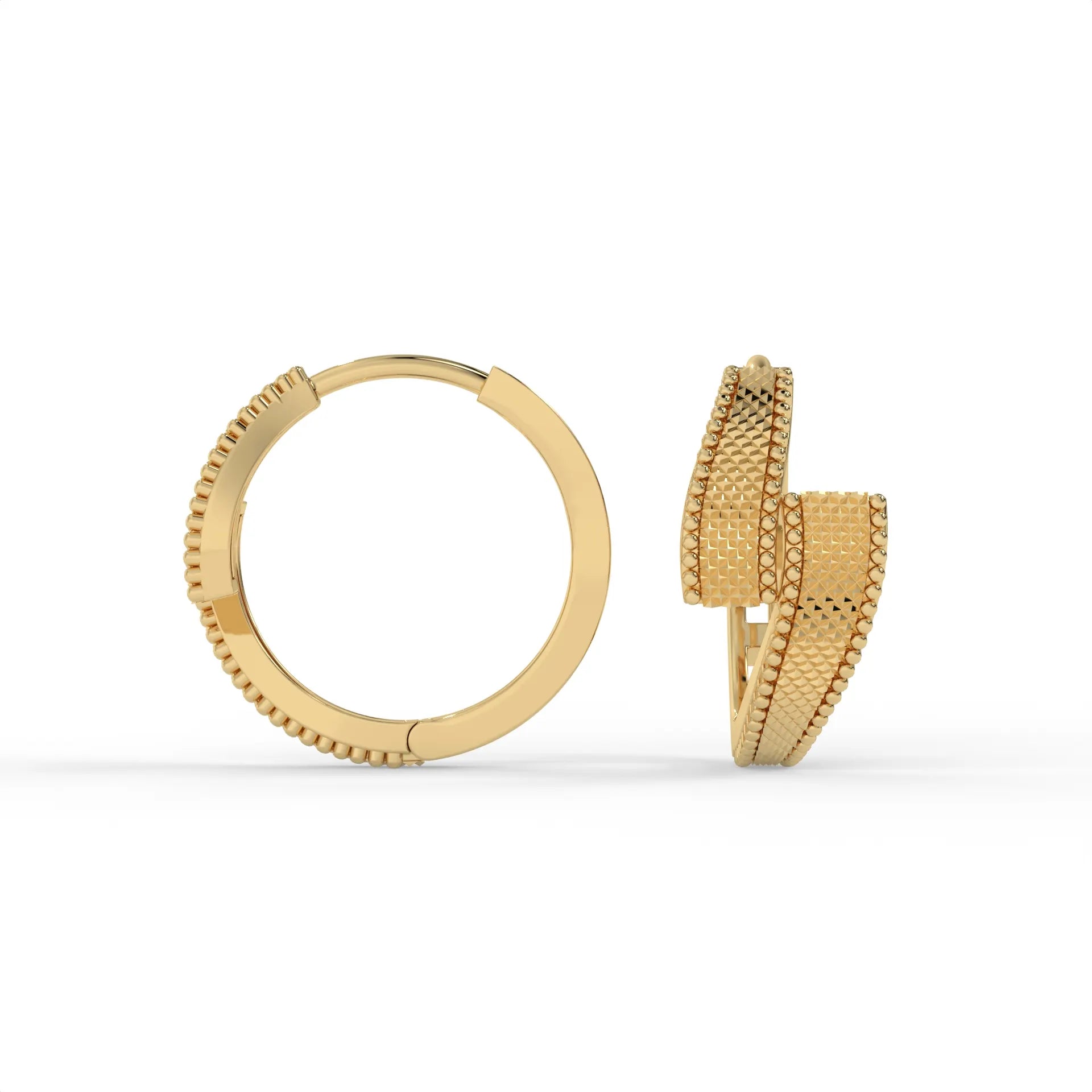 Celestia Diamond-Cut Hoops