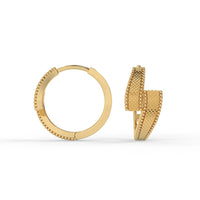 Celestia Diamond-Cut Hoops