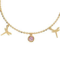 Celestial Dragonfly Charm Bracelet