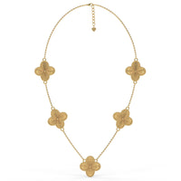 Clover Cascade Chain Necklace
