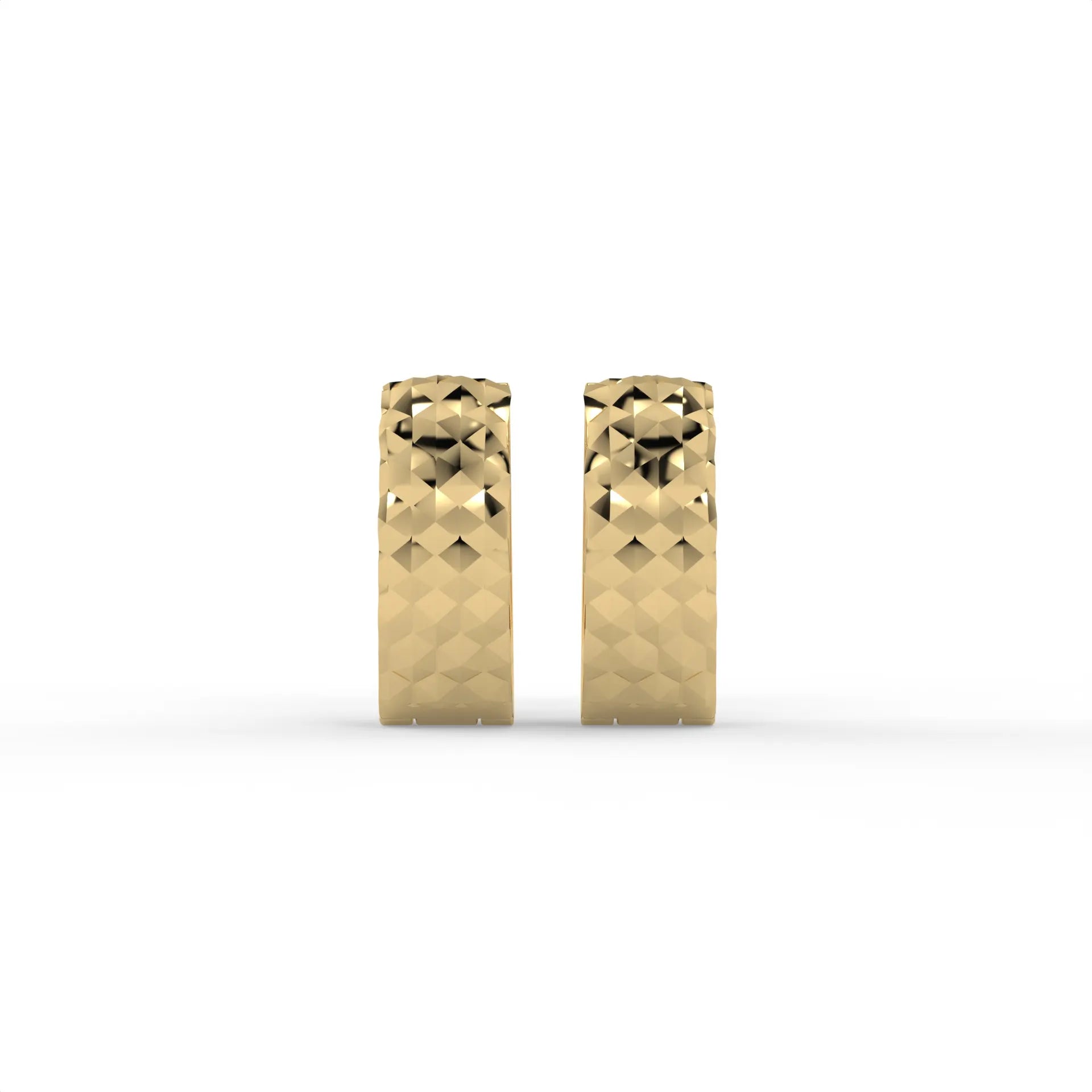 Diamond Cut Hoops