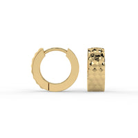 Diamond Cut Hoops