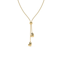 Duet of Hearts Chain Necklace