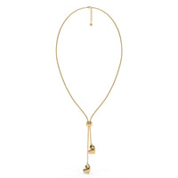 Duet of Hearts Chain Necklace
