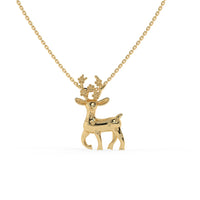 Forest Whisper Chain Pendant Gold