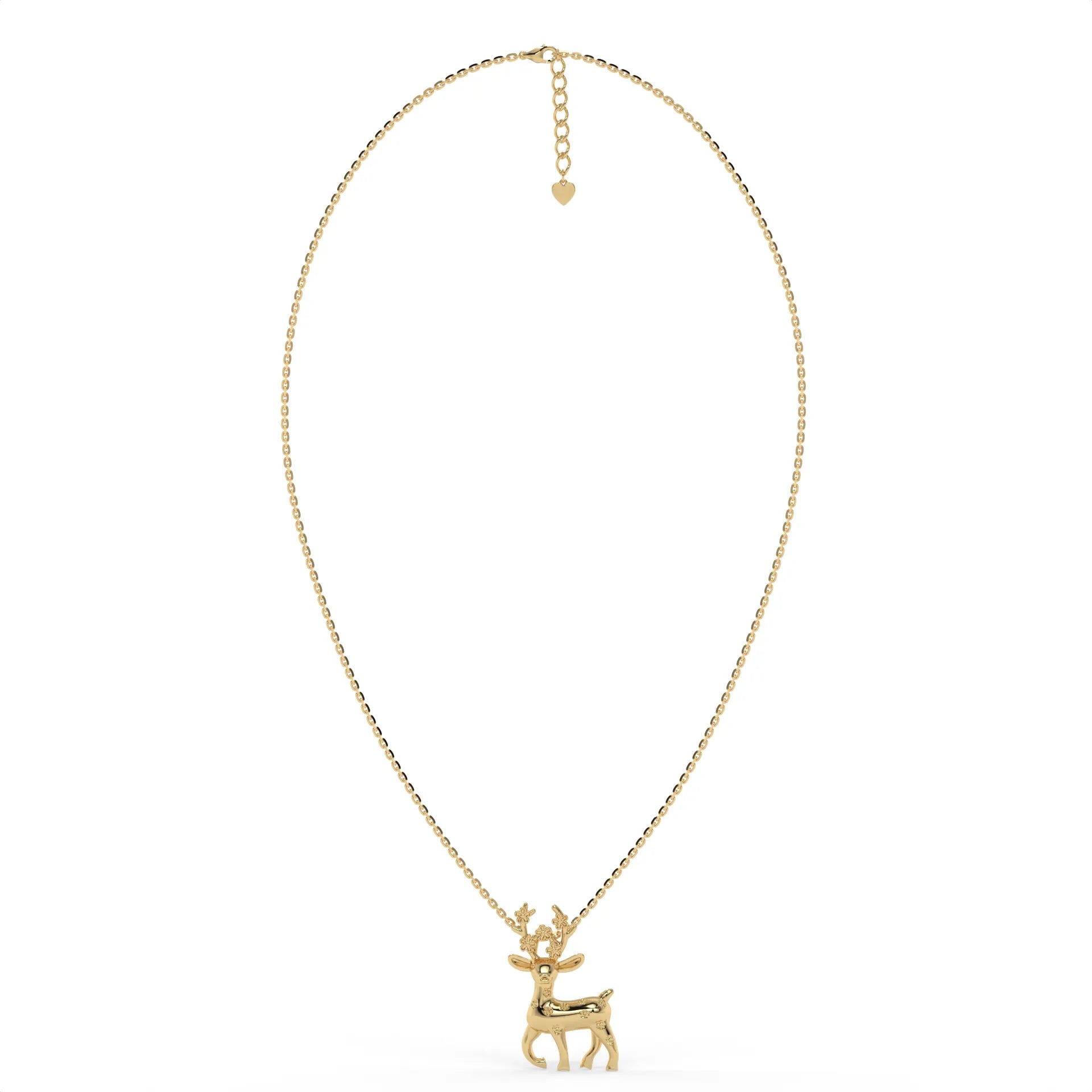 Forest Whisper Chain Pendant Gold