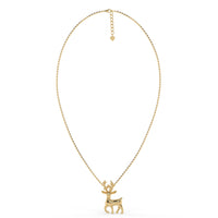 Forest Whisper Chain Pendant Gold