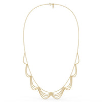Golden Veil Chain Necklace