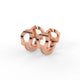 Horseshoe Hoops Rose Gold