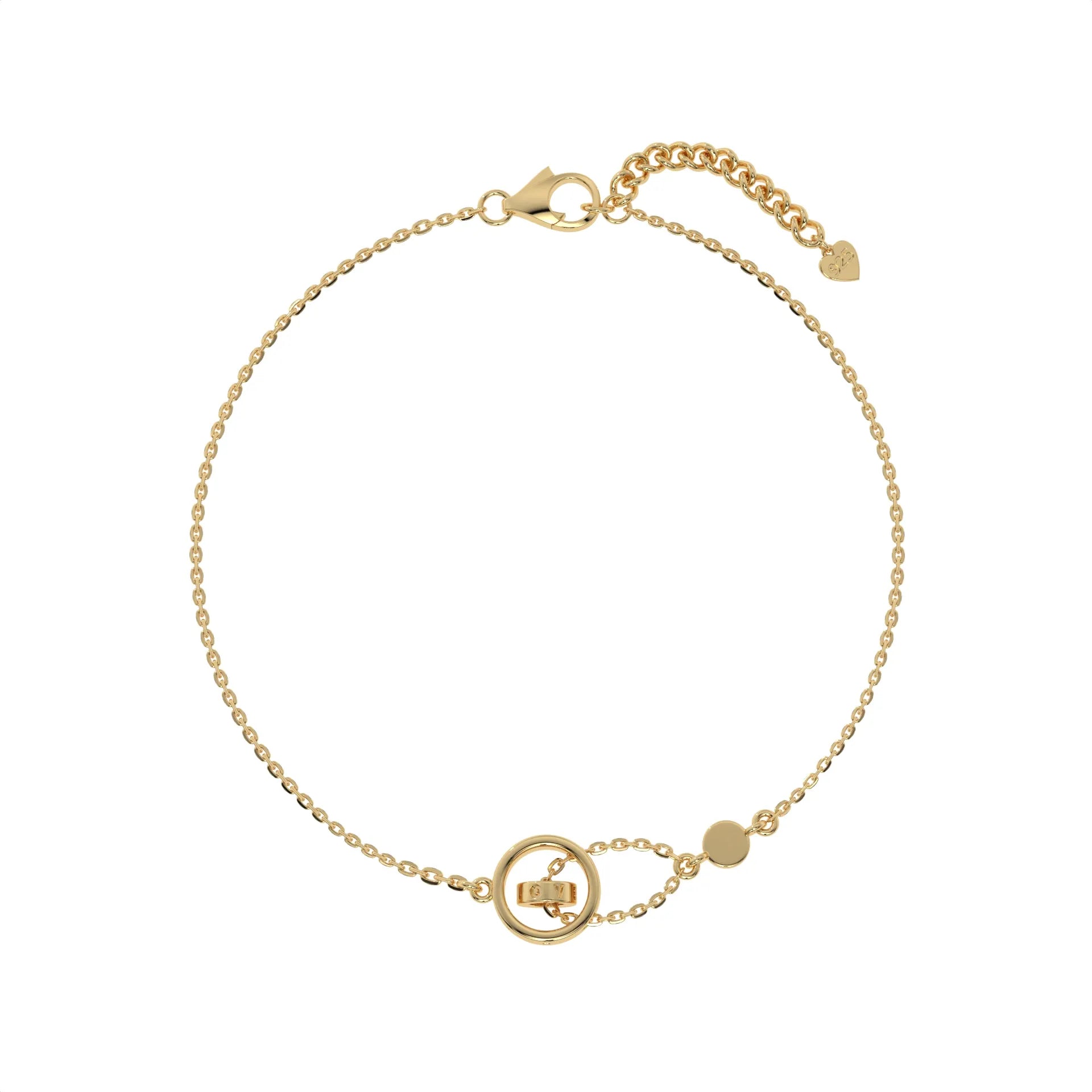 Inner Circle Bracelet Gold