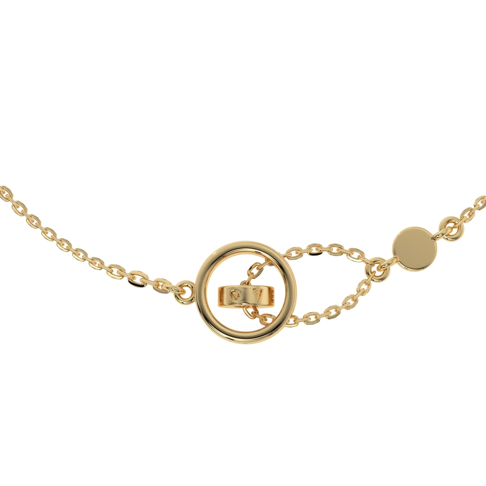 Inner Circle Bracelet Gold