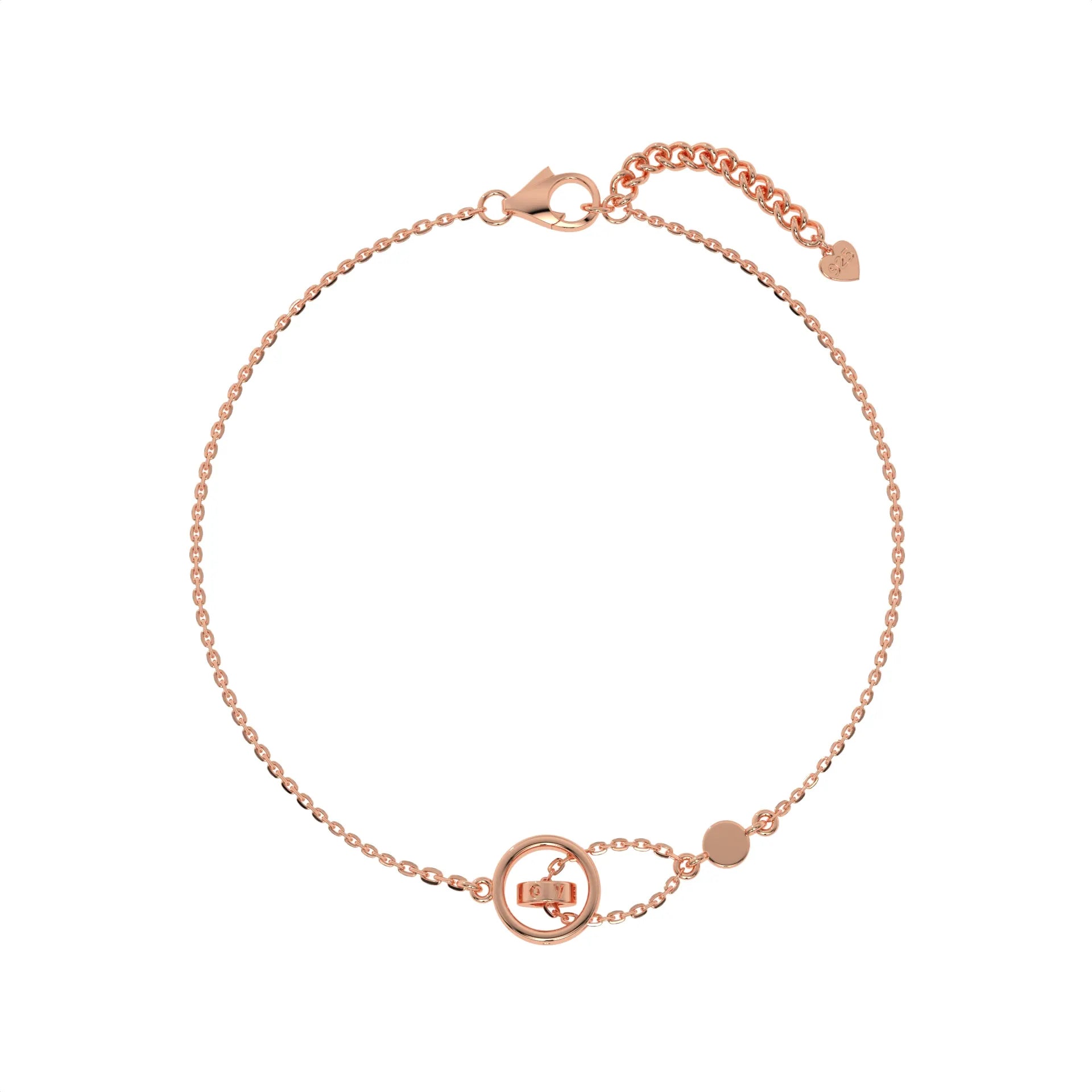 Inner Circle Bracelet Rose Gold