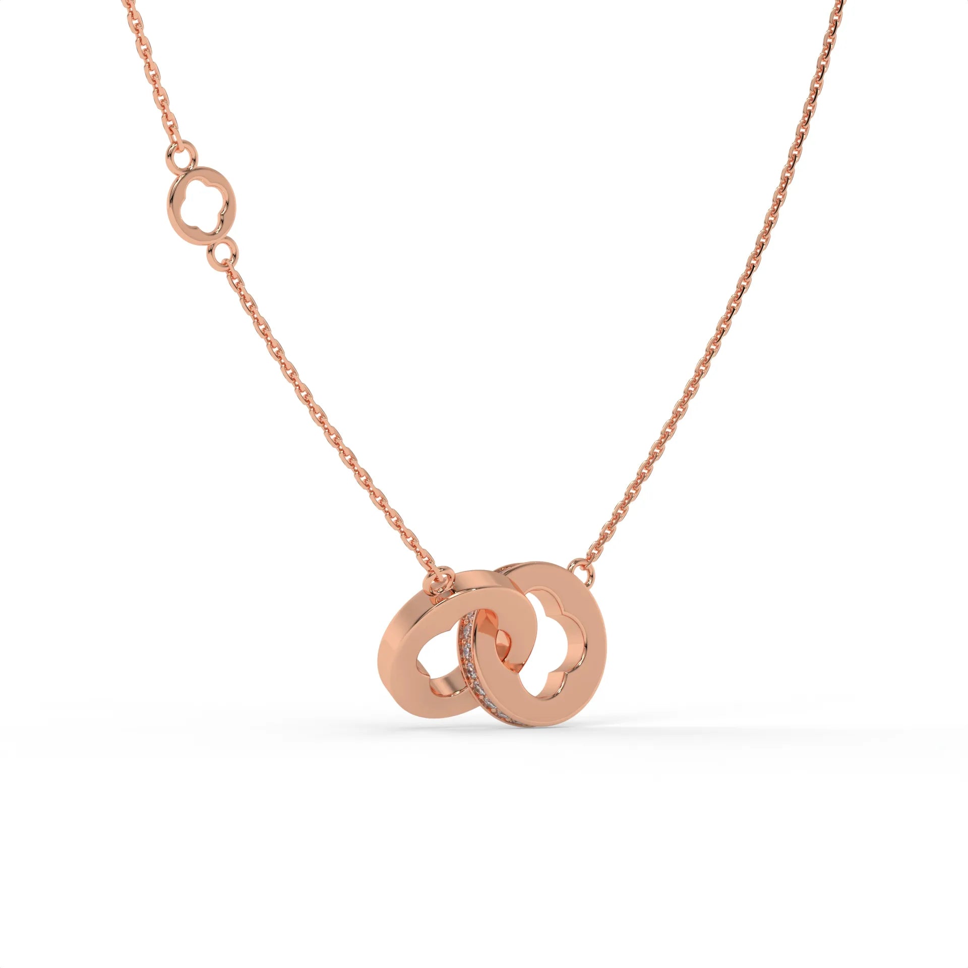 Loop Affair Chain Pendant Rose Gold