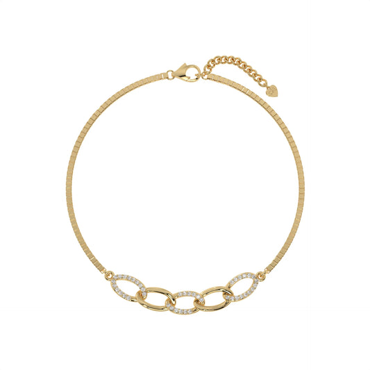Lustre Link Bracelet Gold