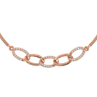 Lustre Link Bracelet Rose Gold