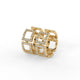 Manhattan Lattice Hoops Gold