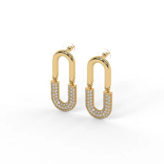 Met Gala Earrings Gold