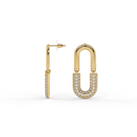 Met Gala Earrings Gold