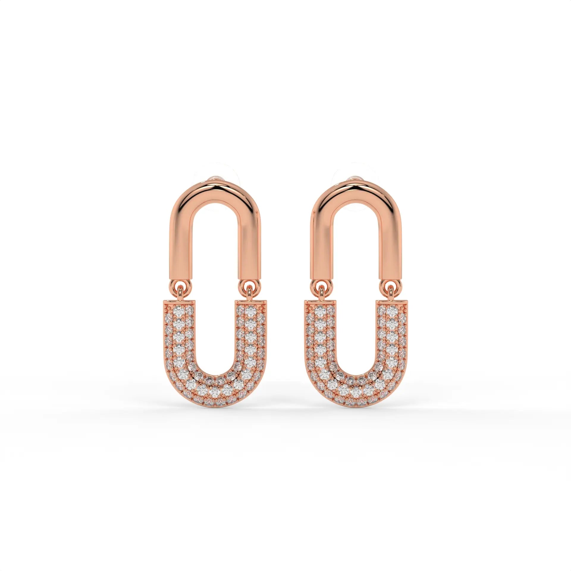Met Gala Earrings Rose Gold