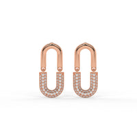 Met Gala Earrings Rose Gold