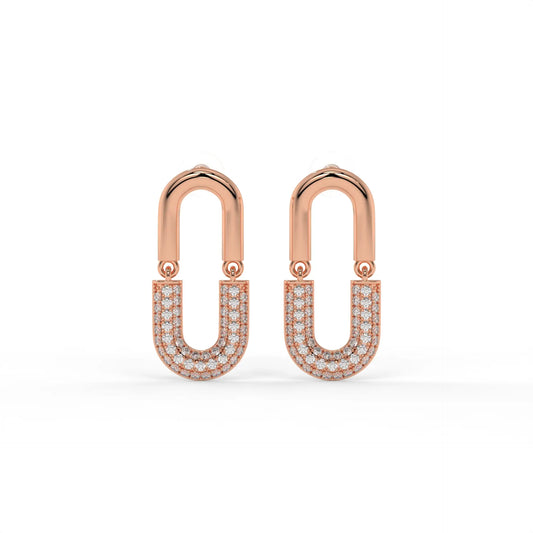 Met Gala Earrings Rose Gold