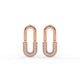 Met Gala Earrings Rose Gold