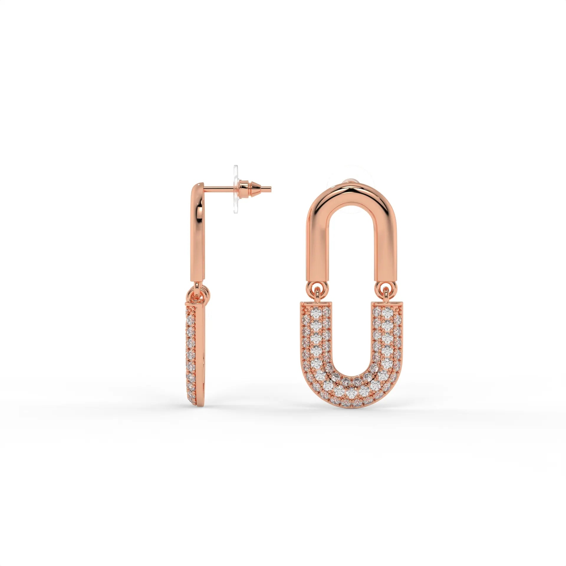 Met Gala Earrings Rose Gold