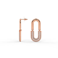 Met Gala Earrings Rose Gold