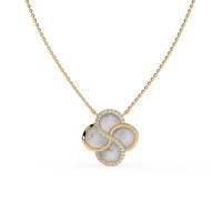 Moonpetal Chain Pendant Gold