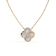 Moonpetal Chain Pendant Gold