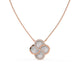 Moonpetal Chain Pendant Rose Gold