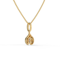 Mystic Ladybug Chain Pendant Gold
