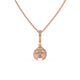 Mystic Ladybug Chain Pendant Rose Gold