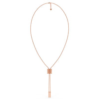 Orbit Tassel Chain Necklace Rose Gold