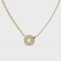 The Lucky Halo Chain Pendant Gold