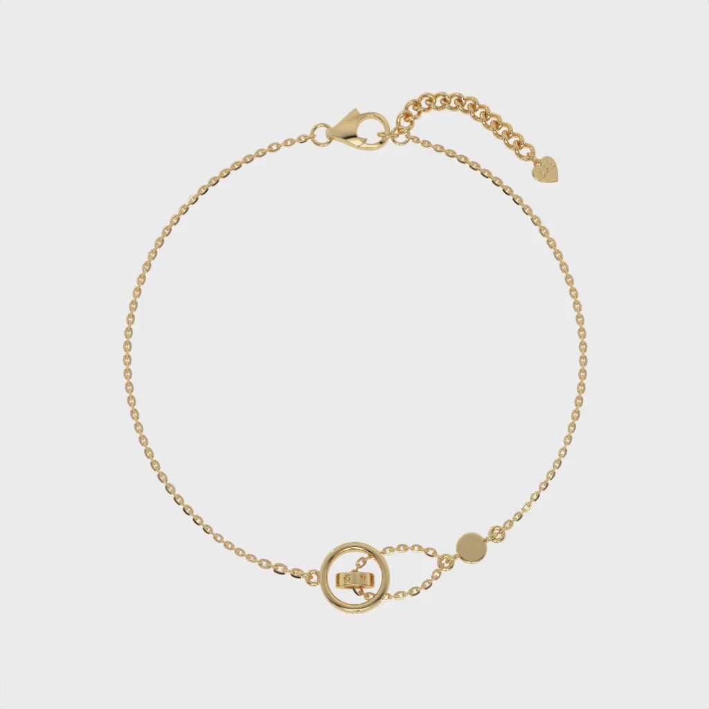 Inner Circle Bracelet Gold