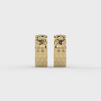 Diamond Cut Hoops