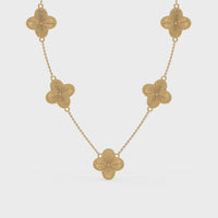 Clover Cascade Chain Necklace