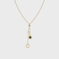 Yin & Yang Chain Necklace Gold