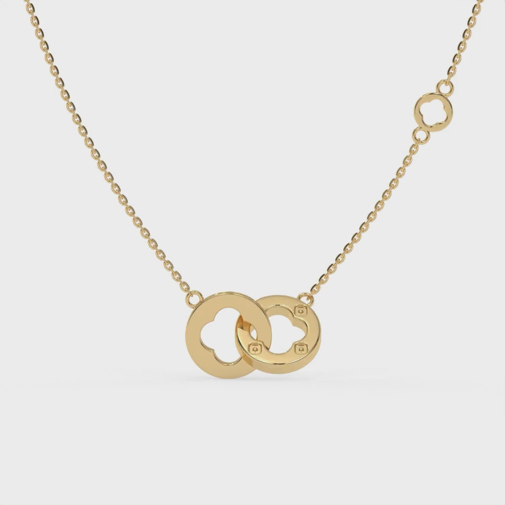 Loop Affair Chain Pendant Gold